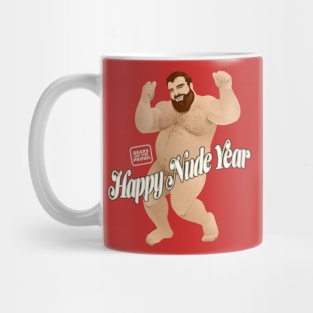 Happy Nude Year! Mug